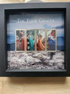 2024 4 X1 Oz silver Colorized Bars The Four Graces Mintage of 999 - Picture 1 of 8