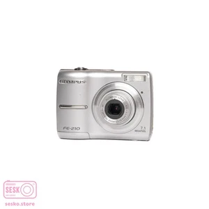 Olympus FE-210 7.1MP Silver Digital Camera Well Used - Picture 1 of 7