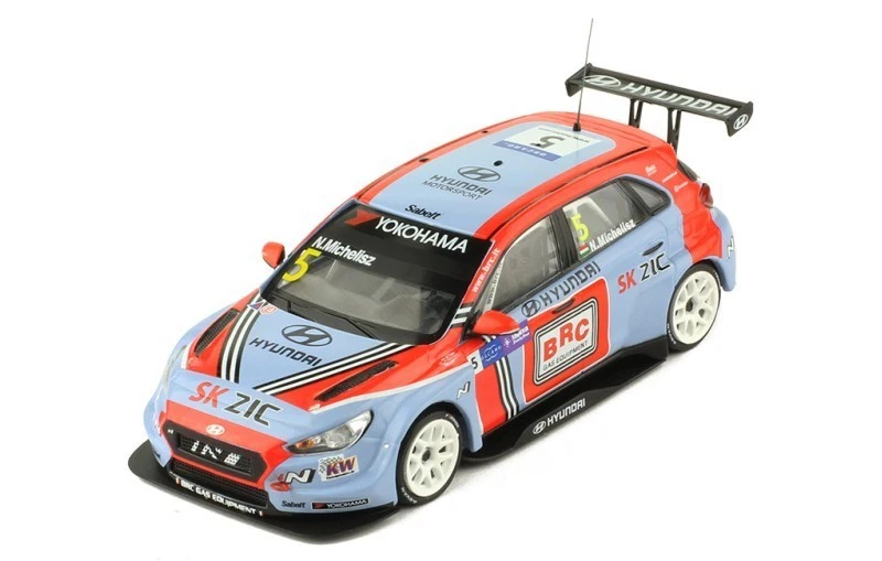 1/43 HYUNDAI I30 N TCR #5 WTCR 2018 MICHELISZ IXO GTM144 - Immagine 1 di 1