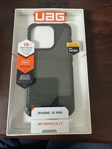 UAG Metropolis LT Case For Apple iPhone 15 PRO (6.1") - OD Green - Imagen 1 de 2