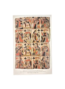 Lyonnaises Lyon Playing Cards Michel Faiet Poster Museum of Printing & Banking - Picture 1 of 6