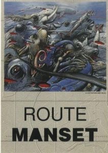 BILAL GERARD MANSET ROUTE CARTE PROMOTIONNELLE 1996 - Picture 1 of 1