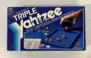 VTG 1982 Triple Yahtzee Dice Game Milton Bradley - Picture 1 of 4