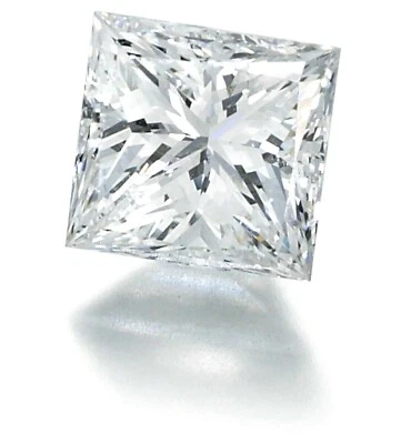 Lab-Grown CVD Loose Diamond 3.4 Ct D-Color Princess Cut FL-Clarity Gemstone 5NSU - Image 1 of 4