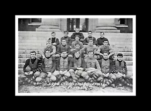 CLEMSON TIGERS MATTED CLASSIC 1908 FOOTBALL TEAM PHOTO #2 - Picture 1 of 1