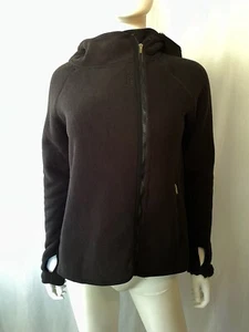 Reebok Women's Hoodie Pullover Athletic Black Full Zip Size S - Picture 1 of 10