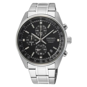 Seiko Men's Chronograph Watch SSB379 8T67 Quartz 41.5mm Stainless Steel Hardlex - Picture 1 of 1