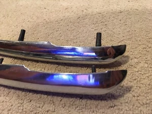 1950’s 1960’s Mopar Nos Stainless Steel Mouldings R & L Sides Approx 14 1/2 By 1 - Bild 1 von 10