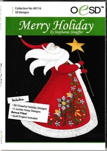 Merry Holiday OESD #80116 Quilting Multi Format Designs CD Stickerei Kollektion - Bild 1 von 2