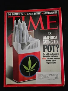 TIME Magazine - November 4, 2002 - The Battle over leaglizing Pot - Picture 1 of 3