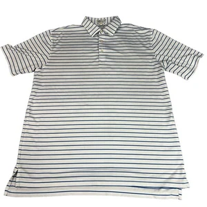 Peter Millar Sommer Komfort Poloshirt Golf Herren Large gestreift Athleisure Freizeit - Bild 1 von 8