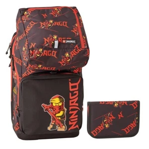 Maxi Plus School Bag Set Ninjago Red 3er Set Schulranzen von 23L 1075g neu - Bild 1 von 3