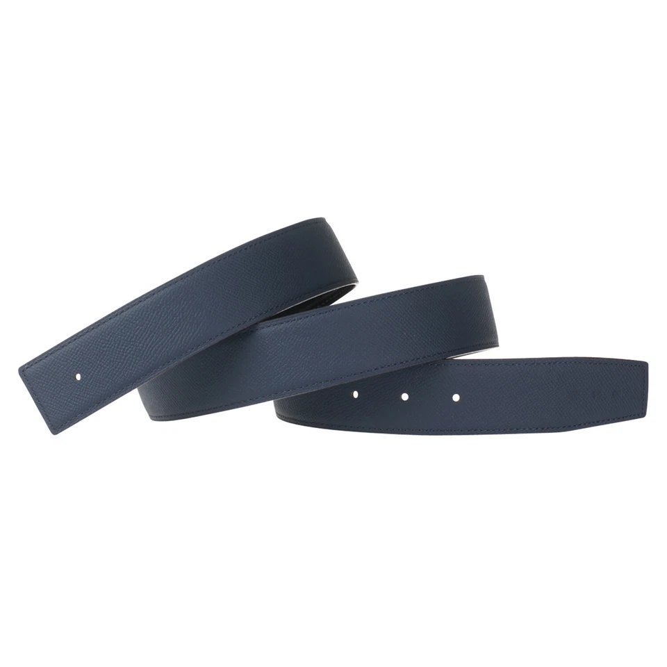 H Full Grain Cow Leather Belts Replacement Belt Strap without Buckle 38mm Wide - Image 1 of 4