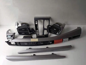 BMW X5 F15 Silver Interior Trim Kit Plastic Center Console Panel Moldings OEM - Foto 1 di 24