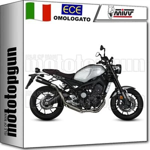 MIVV SCARICO ALTO COMPLETO OMOLOGATO GHIBLI INOX NERO YAMAHA XSR 900 2018 18 - Foto 1 di 2