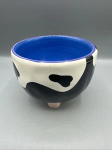 2016 Ben & Jerry's Ice Cream Bowl Utters Utterly Delicious Cow Print - Picture 1 of 9