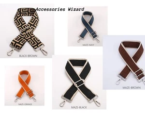 Bandolera desmontable/adjuntable con correa de laberinto para damas correa ancha Reino Unido. - Imagen 1 de 7