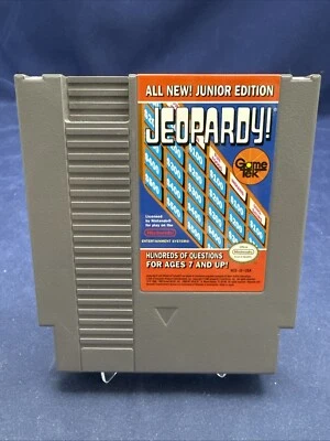 Jeopardy -- Junior Edition (Nintendo Entertainment System, 1989) Tested - Image 1 of 4