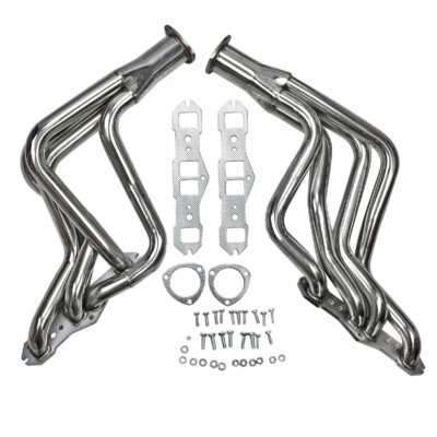 Stainless Long Tube Manifold Headers for Olds Cutlass Delta 65-74 350 400 455 V8 Foto 1 de 4