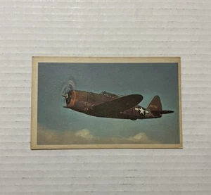 Republic P-47 Thunderbolt Fighter Plane Aviation Information Card #21 - Picture 1 of 2