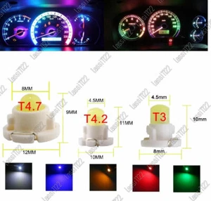 2-5x T3  LED COB - weiß blau rot gelb grün - Tachobeleuchtung Tacho - Bild 1 von 21