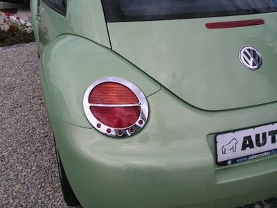 MARCO LUZ TRASERA CROMADA PARA VW NEW BEETLE DESDE 1999 - 2005 - Imagen 1 de 4