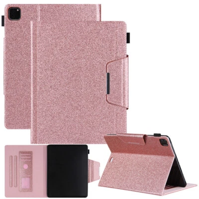 Funda de cuero con soporte abatible para Apple iPad 5º 6º 7º 8º 9º generación 10,2 pulgadas Foto 1 de 4