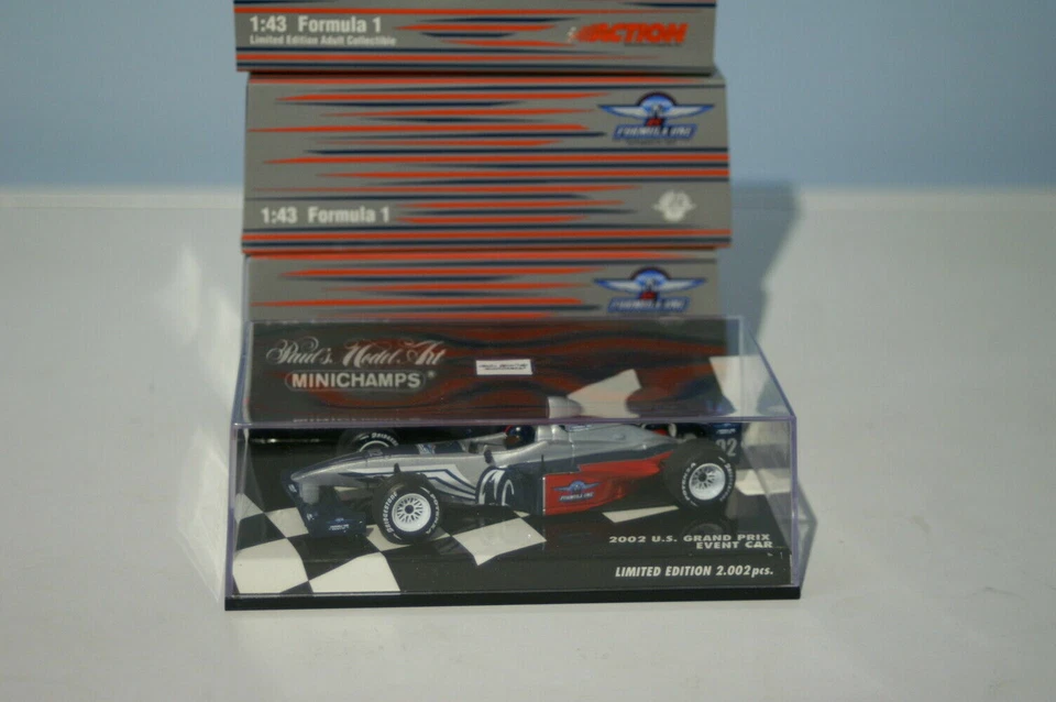 Minichamps Event Car US Grand Prix 2002  AC4 020301 1:43 Diecast - Image 1 of 3