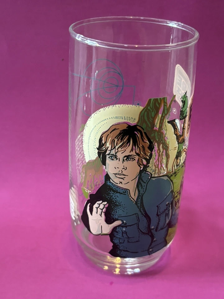 Luke Skywalker De Colección Burger King Glass 1980 Star Wars Empire ESB RARO COLECCIONABLE Foto 1 de 4