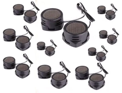 XXX BY AUDIOPIPE 10 PAIRS 500w Tweeters Built-in Crossover High Frequency Car Truck Boat Stereo X
