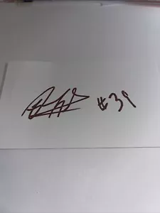 Oscar Gonzalez New York Yankees signierte 3x5 Karteikarte - Bild 1 von 1