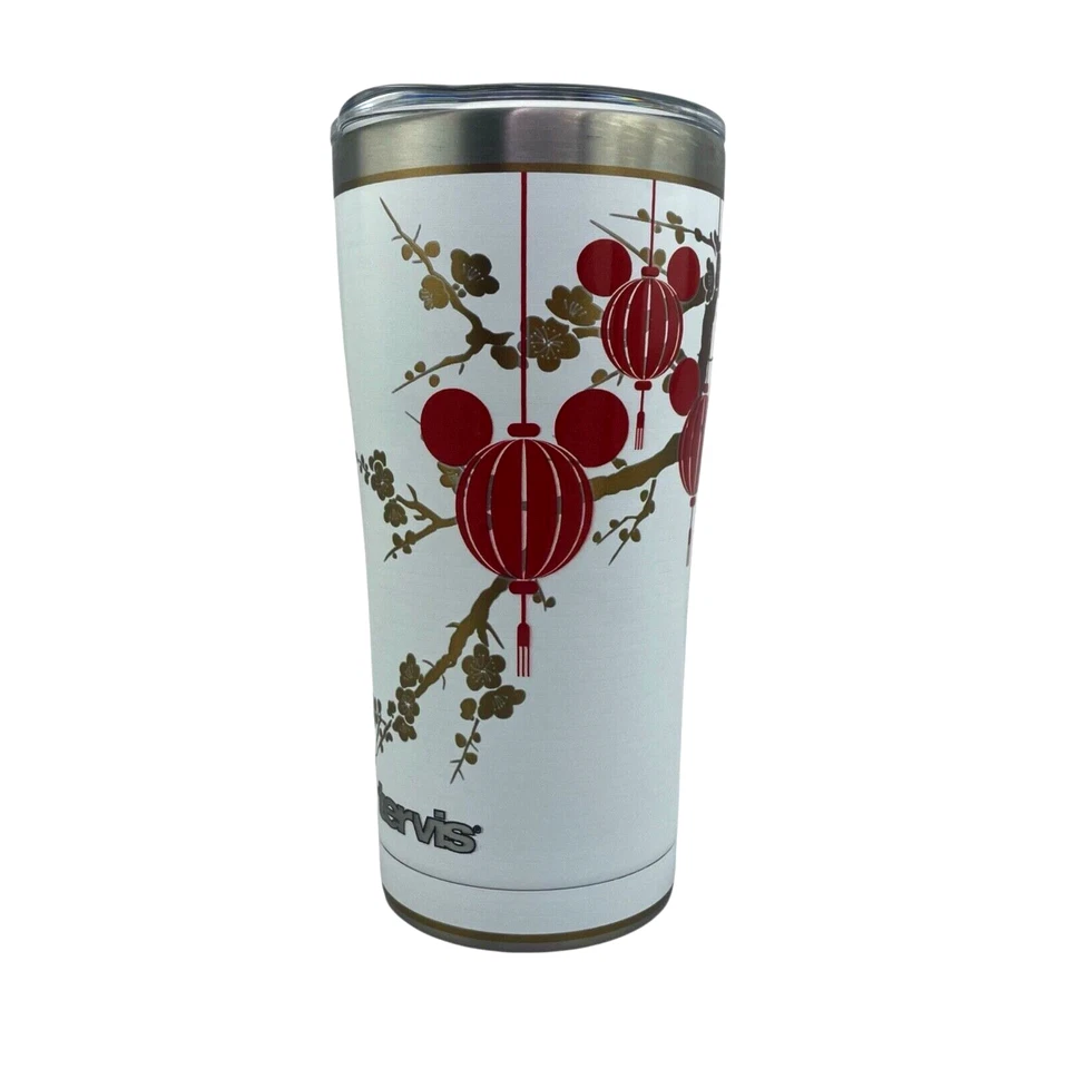 Copo Disney Ano do Rato Ano Novo Lunar Mickey Tervis 20 Oz SS NOVO LE  - Imagem 1 de 4