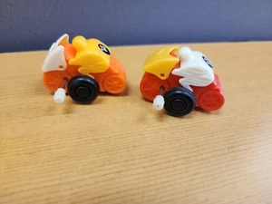 2 Vintage Wind Up Toy BMW Motorcycle Racers Wheelie- Don't Race - Picture 1 of 11