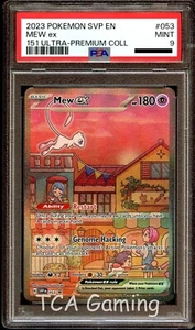 PSA 9 MINT Mew Ex SVP053 ALTERNATE ART HOLO 151 UPC PROMO Pokemon Card - Picture 1 of 2