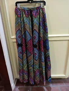 Truth NYC Maxirock Damen Large Mehrfarbig Boho Geometrisch Azteken Bohemian - Bild 1 von 6