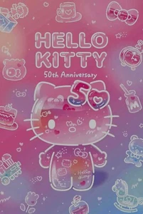 Hello Kitty 50th Anniversary Art Poster - Picture 1 of 1