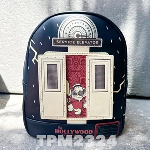 2024 Disney Parks Tower of Terror GITD Stitch Donald Mickey Loungefly Rucksack - Bild 1 von 4