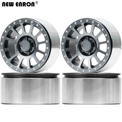 Aluminum 2.6" Beadlock 12MM Hub Wheel Rim For RC 1/10 Axial RB10 Ryft KM YIKONG - Image 1 of 4