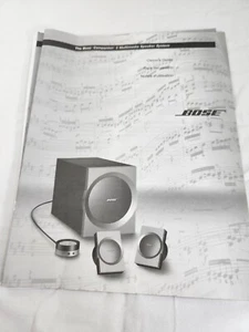 Guide du propriétaire du système de haut-parleurs multimédia Bose Companion 3 - Guide uniquement JD1020 - Photo 1/6