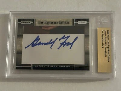 2008 Razor Cut Signature President Gerald Ford Auto BGS POTUS Signed  - Image 1 of 4