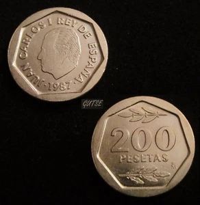 *GUTSE* JCI-291, 200 PESETAS 1987, S/C- - Bild 1 von 1