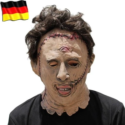 Cosplay Texas Chainsaw Massacre Leatherface Masken Halloween Horror Maske Adults - Bild 1 von 4