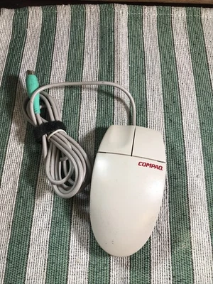 GENUINE COMPAQ PS/2 M-S34 COMPUTER MOUSE 2 BUTTON  - Image 1 of 2