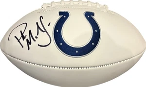 Indianapolis Colts Pat McAfee Signed Logo Football JSA Certified - Picture 1 of 1