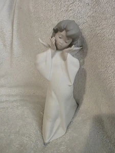 Lladro Engel Mimiko matt lackiert feine Porzellanfigur - Bild 1 von 4
