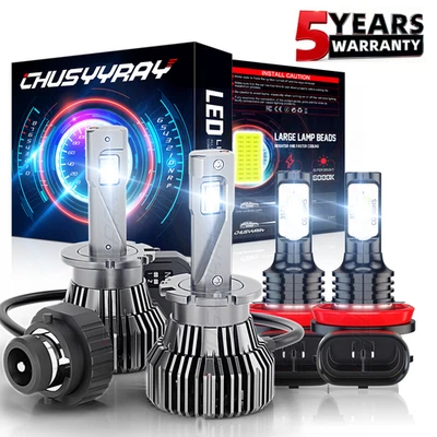 Para Infiniti Q40 2015 - Faros LED delanteros haz alto/bajo + luz antiniebla 4x bombillas Foto 1 de 4