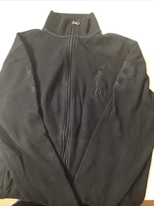 Giacca Ralph Lauren M BIG PONY cotone zip intera finto collo tartaruga - Foto 1 di 7