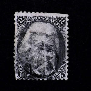 LSS Scott #73 1863 2c Black Jackson usado fallas - Imagen 1 de 2