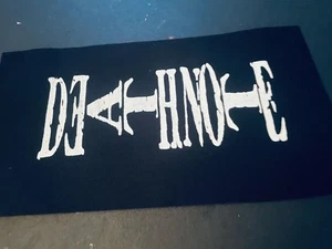 death note patch aufnäher schwarz weiß ink patch punk patch - Bild 1 von 2
