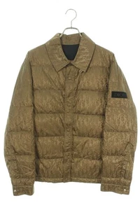 Dior Size: 48 293C436A4462 Oblique All-over Nylon Down Jacket Brown - Picture 1 of 3